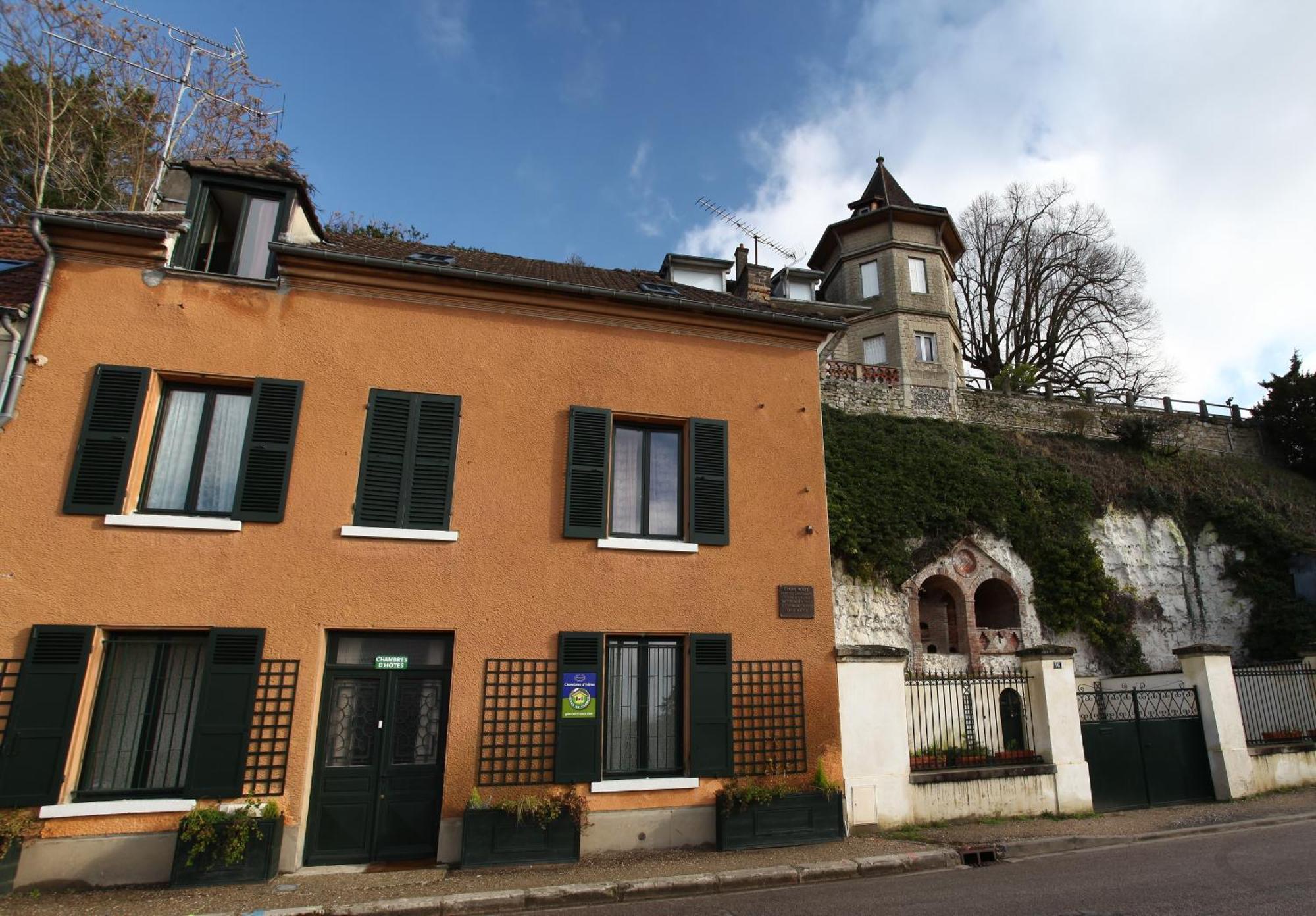 Escale chez un impressionniste - Maison où Claude Monet vécut à Vétheuil Acomodação com café da manhã Exterior foto