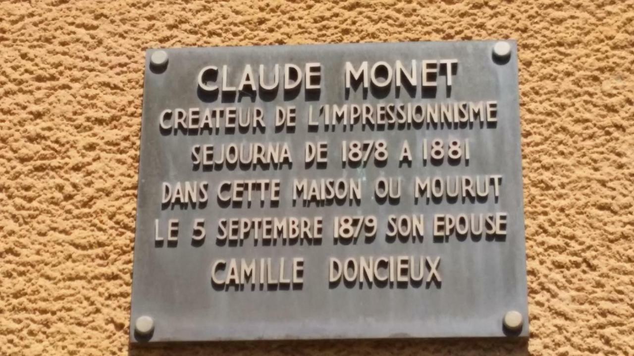 Escale chez un impressionniste - Maison où Claude Monet vécut à Vétheuil Acomodação com café da manhã Exterior foto
